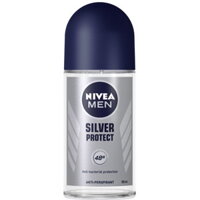 Lăn Khử Mùi Nam NIVEA Phân Tử Bạc                                       50ml