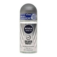 Lăn Khử Mùi Nam NIVEA Phân Tử Bạc                                       25ml