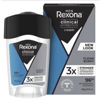 Lăn Khử Mùi Nam Rexona for Men Clinical Protection Antiperspirant Clean Scent 45ml