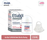 Lăn khử mùi ngăn ngừa mồ hôi cho da thường Etiaxil Detranspirant Traitement Roll-On - Peaux Normales 15ml (Màu đỏ) + Tặng kèm 1 khẩu trang vải kháng khuẩn LazadaMall