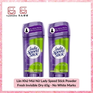 Lăn khử mùi nhỏ Lady Speed Stick Ivisible Dry Powder Fresh
