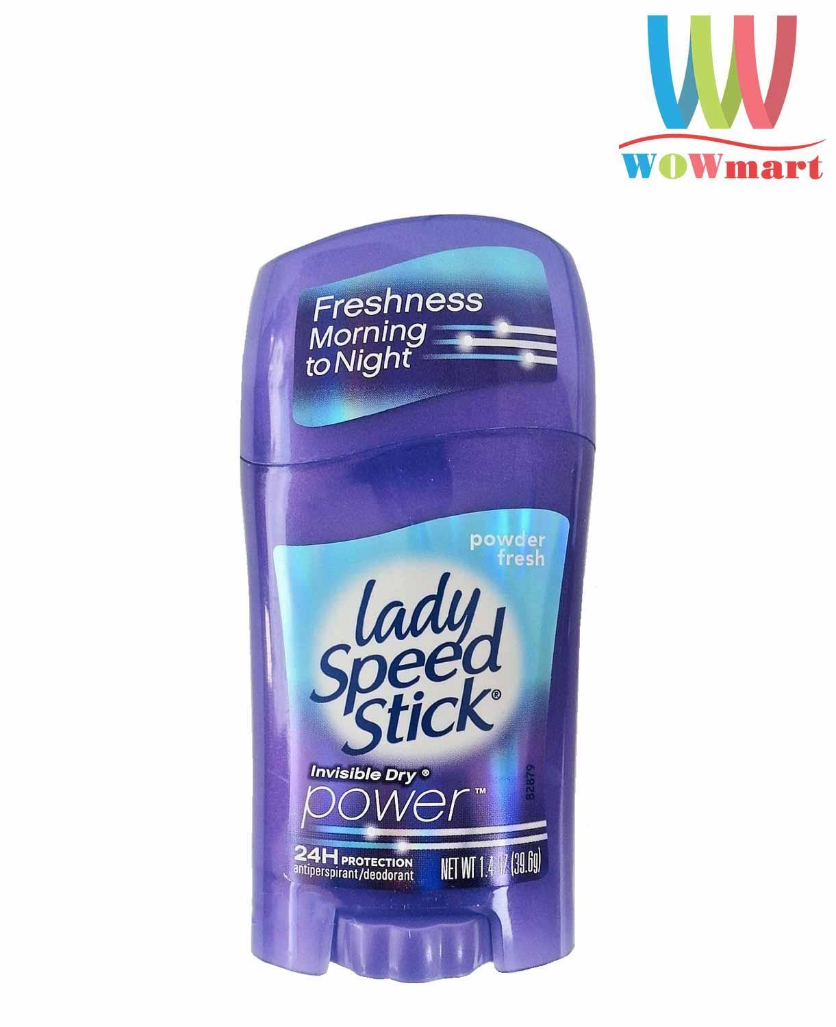 Lăn khử mùi nhỏ Lady Speed Stick Ivisible Dry Powder Fresh