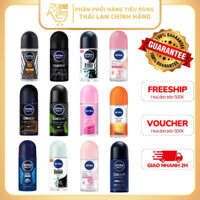 Lăn Khử Mùi Nivea 50ml Thái Lan Giúp Ngăn Mồ Hôi, Luôn Khô Thoáng