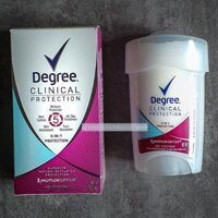Lăn Khử Mùi Nữ Degree CLINICAL 5 in 1 PROTECTION - Sáp Trắng Mềm 48g