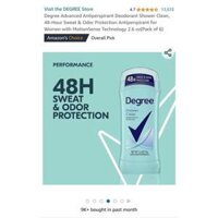 Lăn khử mùi nữ Degree Dry Protection Fresh Anti-Perspirant & Deodorant 74g
