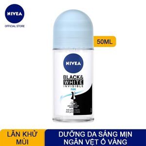 Lăn khử mùi nữ Nivea Invisible Black & White 50ml