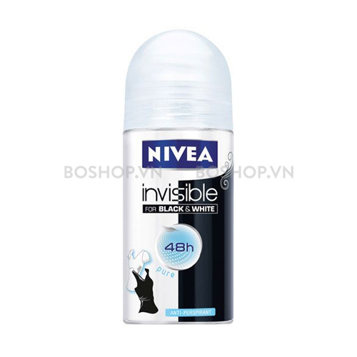 Lăn khử mùi nữ Nivea Invisible Black & White 50ml
