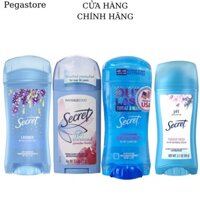 Lăn Khử Mùi Nữ SECRET CLEAR 73gr 24h - sáp khử mùi nữ dạng gel - lăn nách nữ hương lavender