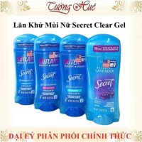 Lăn khử mùi Nữ Secret Clear Gel - 73g (Nhiều mùi lựa chọn)