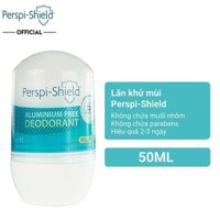 Lăn Khử Mùi Perspi-Shield Không Chứa Muối Nhôm Aluminium Free Deodorant 72h 50ml
