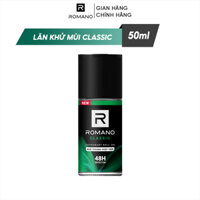 Lăn Khử Mùi Romano Classic 50ml - 1412047