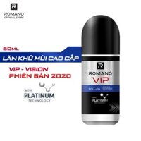 Lăn Khủ Mùi ROMANO Vip 50ml Vision ( khẻ Xanh )