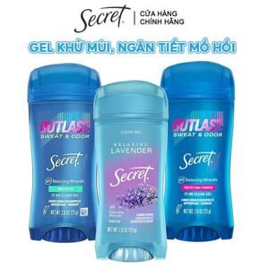 Lăn khử mùi Secret Clear Gel - 73 g