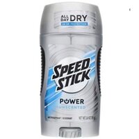 Lăn khử mùi SPEED STICK POWER UNSCENTED ( 85g ) - Hàng Mỹ
