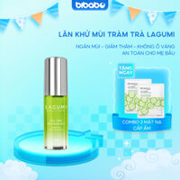 Lăn khử mùi tràm trà Lagumi không chứa muối nhôm công nghệ ngăn mùi Nhật Bản khô thoáng đến 24H dung tích 30ml