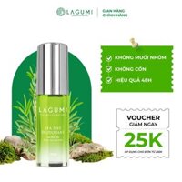 Lăn khử mùi tràm trà Lagumi không muối nhôm công nghệ ngăn mùi Nhật Bản khô thoáng đến 24h dung tích 30ml