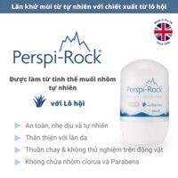 Lăn khử mùi từ thiên nhiên Perspi-Rock Natural Deodorant Roll On 50ml