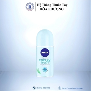 Lăn khử mùi tươi mát mịn màng NIVEA Energy Fresh