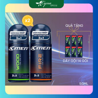 Lăn Khử Mùi XMEN Hương Nước Hoa Wood/Fire/Metal/Water/Amazon Hut/Vegas Delight 50ml
