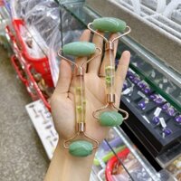 Lăn Massage Thạch Anh Xanh