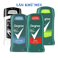 Lăn nách nam dạng sáp Degree Men Motionsense Ultra Clear Black White /  Lăn khử mùi Degree ngăn ố vàng (76g)