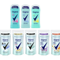 Lăn nách Nữ Degree Chai lăn nách Mỹ Lăn khử mùi nữ Degree 24h/48h sáp khử mùi Berry Cool/White Flowers Lychee/BlackWhite