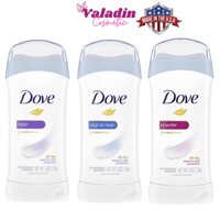 Lăn nách nữ Dove Powder 24H Invisible Solid 74g Mẫu Mới |Lăng khử mùi