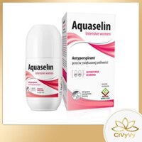 Lăn Nách Nữ Mạnh Aquaselin Intensive Women, Giảm Mồ Hôi - Khử Mùi Đến 72H, Không Thâm Nách 50ml