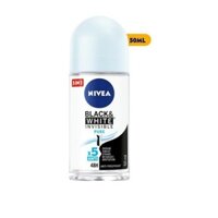 Lăn Ngăn Mùi Ngăn Vệt Ố Vàng Nivea Black&White Pure (50ml)