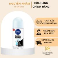 Lăn Ngăn Mùi NIVEA Black&White Ngăn Vệt Ố Vàng Vượt Trội - Thanh Mát Dịu Nhẹ 50 ml