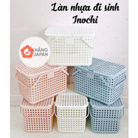 Làn nhựa INOCHI (46*31*32) siêu lớn đựng đồ đi sinh cho mẹ và bé xinh xắn