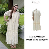 [LAN PUPU QC] Váy nữ Morgan Dress dáng babydoll chất liệu boi ren thoáng mát V1