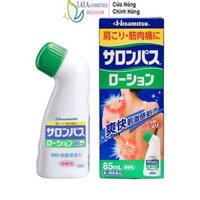 Lăn Salonpas Hisamitsu 85ml lăn xoa bóp giảm đau hàng Nhật nội địa