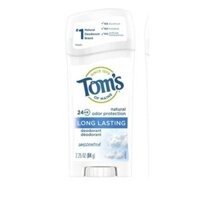 Lăn sáp không mùi unisex Tom's of Maine Long-Lasting Aluminum-Free Natural Deodorant 64g (Mỹ)