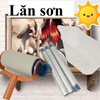 Lan son gia re chổi lăn sơn dụng cụ sơn nhà Lăn sơn Không để lại đường hằn trên bề mặt như khi sử dụng cọ sơn sơn luôn được phủ đều và mịn lên toàn bộ bề mặt.  Bảo hành toàn quốc 1 đổi 1 bởi Sun Store