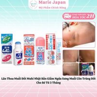 Lăn Thoa Muỗi Đốt Muhi Nhật Bản Giảm Ngứa Sưng Muỗi Côn Trùng Đốt Cho Bé Từ 3 Tháng
