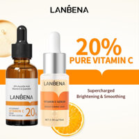 Lanbena 20% Vitamin C Serum Chống oxy hóa Làm trắng da mặt Điều trị da sáng da 15ml / 30ml