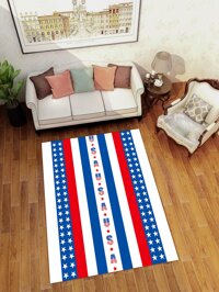 Lanboro Gym Activity Foldable Play Mat Yoga Mat Baby Play Mat for Baby Floor Mat Foam Playmats for Babies and Toddlers USA Flag Theme,77"X70...