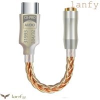 Lanfy Bộ Giải Mã Âm Thanh hifi da06 type c Sang 3.5mm cx31993 Cho Điện Thoại Di Động / pc