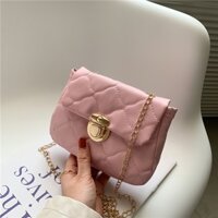 Lăng Cách chuỗi bao nữ 2023 mới túi nhỏ Tiểu Hương Phong cao cấp cảm giác một vai xiên túi