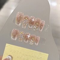 [Lãng Mạn] Móng Tay Làm Móng Tay Phong Cách Giáng Sinh Mắt Mèo Ngọc Trai Pháp Bông Tuyết Thu Đông Nhẹ Nhàng Trắng Đầu Móng Tay