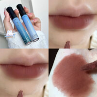 Lãng mạn soft mist starry sky lip glaze matte matte mousse texture giữ trang điểm làm trắng môi bùn velvet lipstick