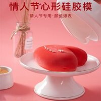 Lãng Mạn Tanabata 20cm / 27cm Trái Tim Hình Trái Tim Ngày Lễ Tình Nhân Bánh Ngọt Pháp Nướng Bánh Mousse Khuôn Silicon