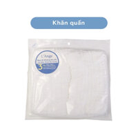 L'Ange Khăn vải bông cho bé nhiều size và màu - Khăn tắm/Khăn quấn/Khăn sữa/Chăn đắp 3 lớp 90x90cm
