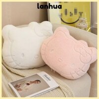 Lanhua Hello Kitty Gối, Thú Nhồi Bông Hoạt Hình Ném Gối, Dễ Thương Lông Tơ Mềm Mại Sang Trọng Đồ Chơi Cho Sofa Phòng Ngủ