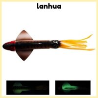 Lanhua Váy mực phát sáng Mồi có móc, 120g / 200g Váy bạch tuộc Mồi câu cá Váy mực, Mồi câu cá Trolling Dạ quang Bạch tuộc Trolling Mồi câu cá biển
