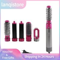 Lanqistore 5 in 1 Electric Hair Dryer Set Automatic Styler Blow Dryer Brush Styler Kit for WomenGirlfriend