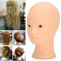 Lanqistore Zjchao Cosmetology hald manikin người nộm đào tạo thực hành đầu cho bộ tóc giả làm bộ tóc giả hiển thị các bài tập trang điểm búp bê làm tóc 49cm (1)