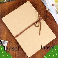 Lansel Accordion Sổ lưu niệm Album ảnh, Bìa 6x8 inch / 15 * 21cm Kích thước trang bên trong 13 * 19,5cm Album sổ lưu niệm, Album ảnh bìa cứng màu nâu giấy Kraft