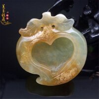 Lào Xiuyu Hán Triều Minh Thanh Cổ Chơi Ngọc Ngọc Cổ Ngọc Ngọc Ngọc Ngọc Cổ Cổ Mặt Dây Chuyền Ngọc Trai Tay Cầm Mảnh Đào Trái Tim Mực Bút Rửa 2.22.32